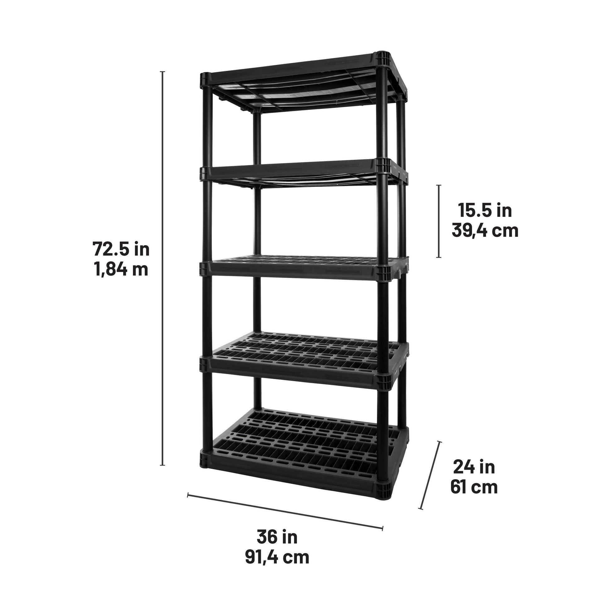 5-Shelf Extra Heavy Duty Storage Unit | Plano®