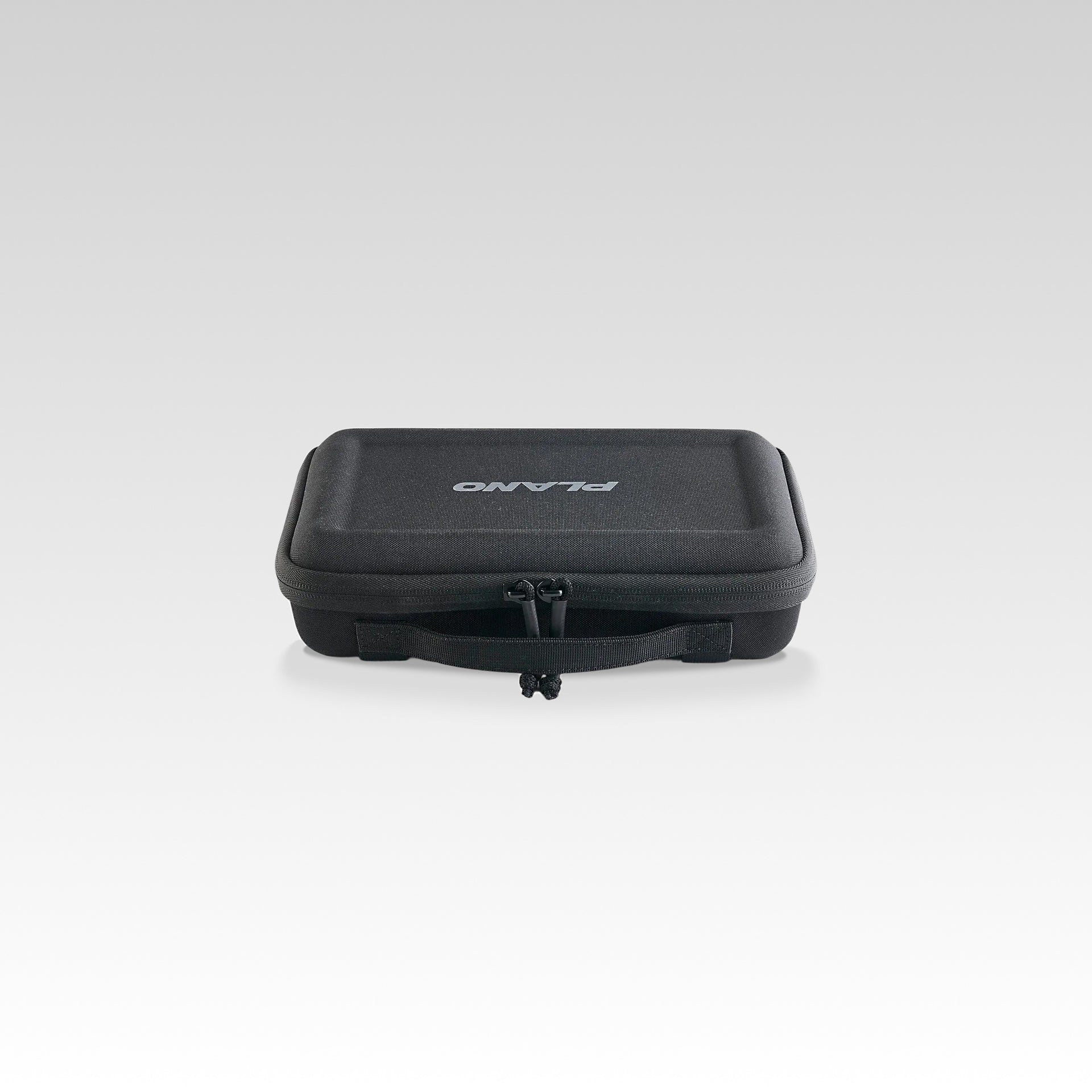 Black carrying case with 'PLAN' branding on a white background