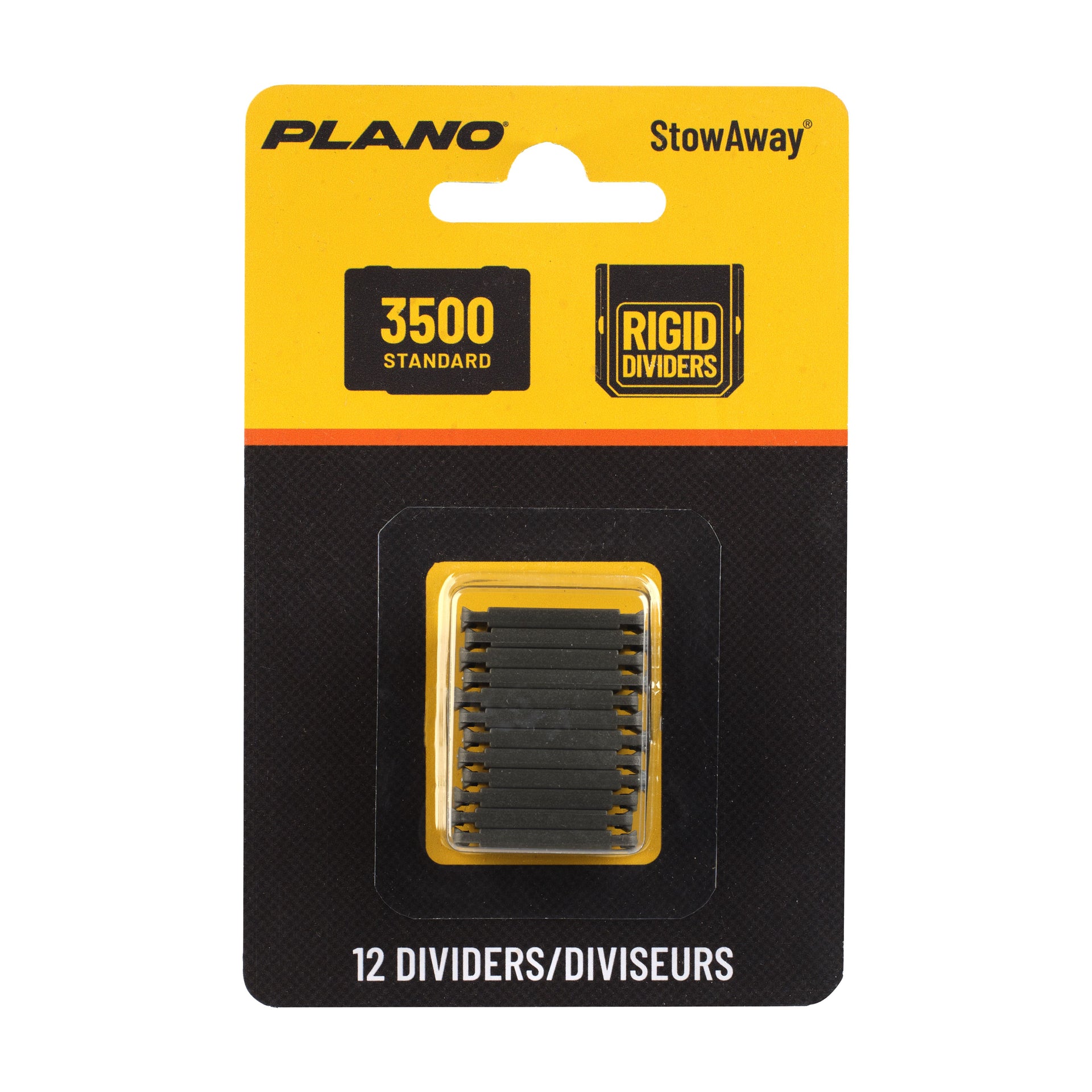Plano StowAway 3500 Standard Rigid Dividers packaging on a white background