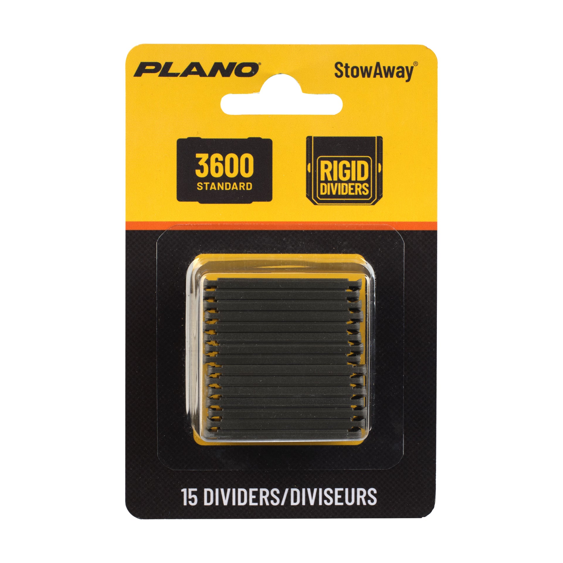Plano StowAway 3600 Standard with Rigid Dividers packaging on a white background