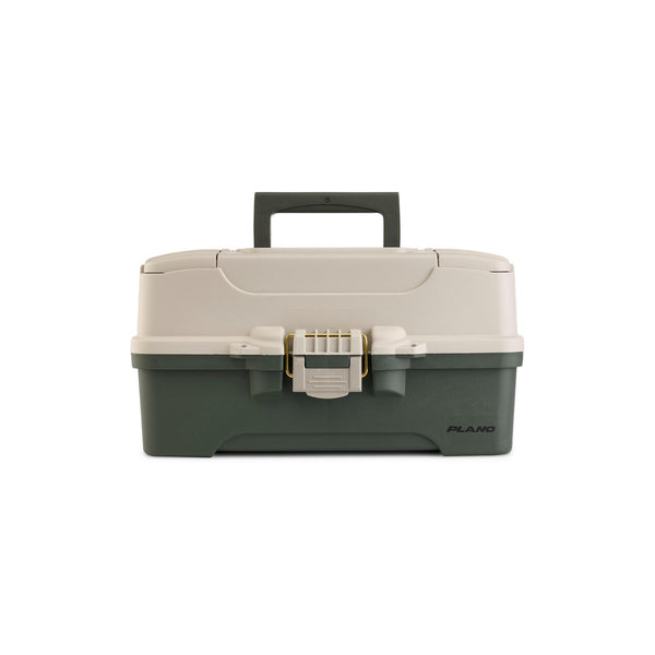 3 x4 tackle box Plano Three-Tray Tackle Box Bass Kit Tan/Green 3TRAYTBBASSKIT
