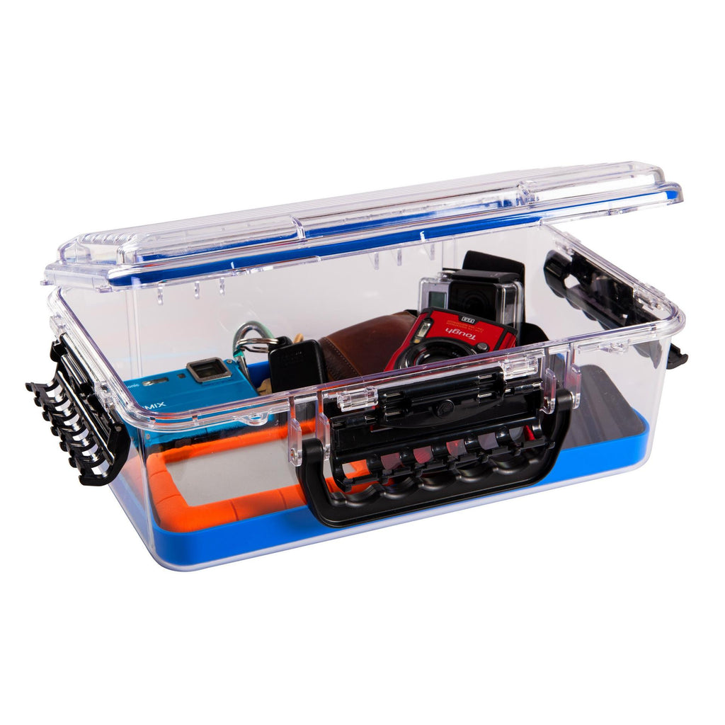 PLANO Guide Series 3700 – Wasserdichte Aufbewahrungsbox Groß, 35x23x13 Cm, Blau/klar – Ideal Für Angelsachen PLANO Guide Series 3700 – Wasserdichte Aufbewahrungsbox Groß, 35x23x13 Cm, Blau/klar – Ideal Für Angelsachen