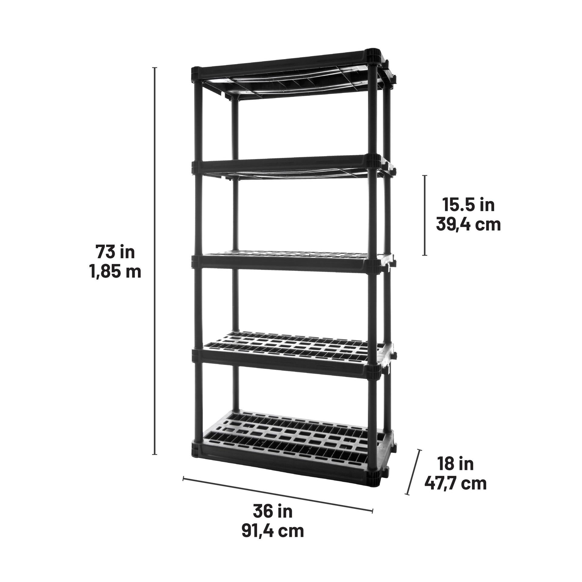 5-Shelf Heavy-Duty Storage Unit | Plano®